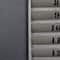 36" Gray Metal Industrial Memo Board Metal Wall Decor